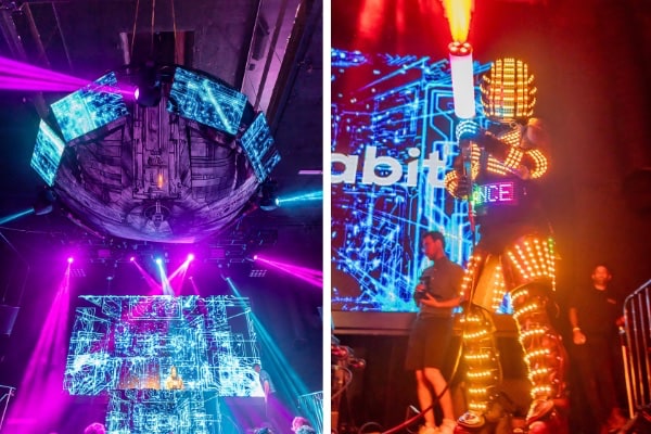 Cyberpunk enviromental experience